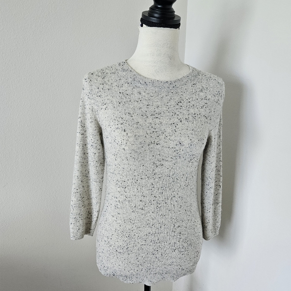 🔥TALBOTS 100% cashmere gray sweater size SX 🔥 - Picture 7 of 8